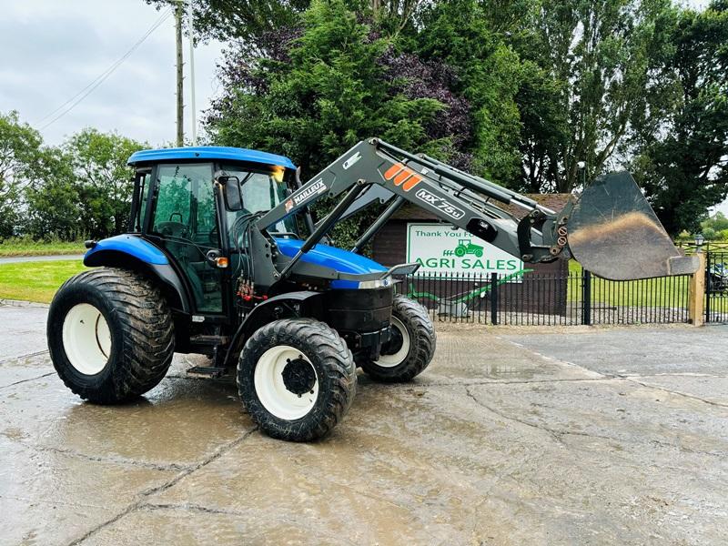 NEW HOLLAND TD90D 4WD TRACTOR *3858 HOURS* C/W MAILEUX MX75U LOADER *LOADER*