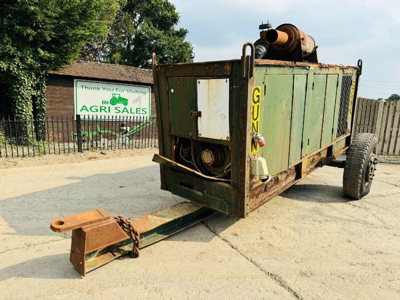 STAMFORD 300KVA SINGLE AXLE TOWABLE GENERATOR C/W CUMMINS ENGINE 