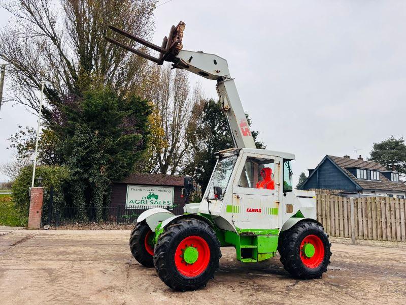 CLAAS 4WD TELEHANDLER *AG SPEC* C/W PICK UP HITCH *VIDEO*