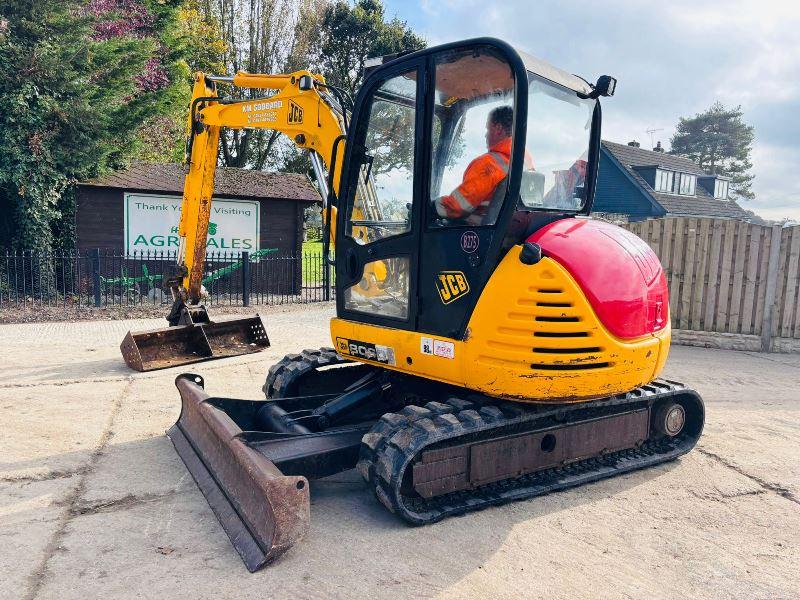 JCB 8060 TRACKED EXCAVATOR *ZERO SWING* C/W QUICK HITCH *VIDEO*