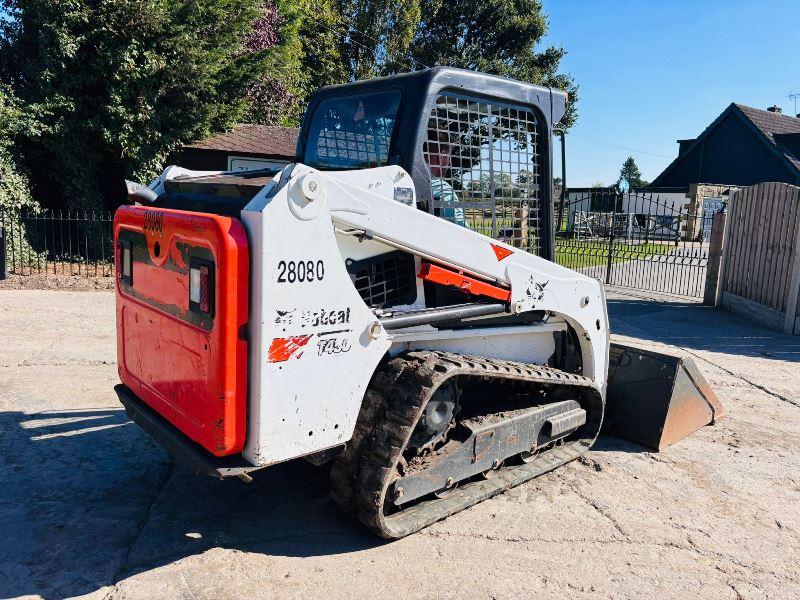 BOBCAT T450 TRACKED SKIDSTEER *YEAR 2020, ONLY 968 HOURS* C/W BUCKET *VIDEO*