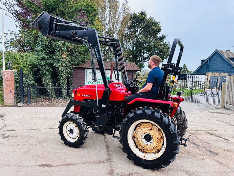 SIROMER 254 4WD TRACTOR CW LOADER & BUCKET *VIDEO*