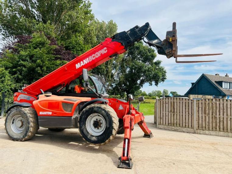 MANITOU MT1840 4WD TELEHANDLER *18 METER REACH* C/W PALLET TINES 