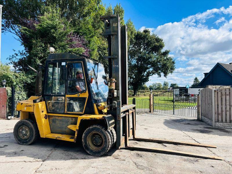 CATERPILLAR DP70 DIESEL FORKLIFT C/W PALLET TINES *VIDEO*