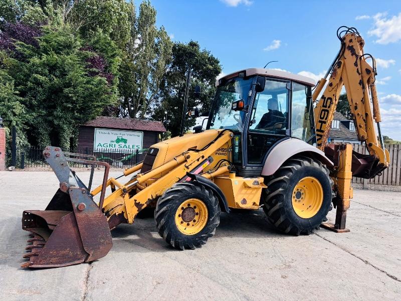 NEW HOLLAND NH95 4WD BACKHOE DIGGER C/W EXTENDING DIG *VIDEO*