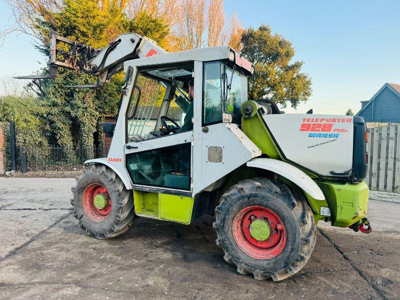 CLAAS 928 PLUS 4WD TELEHANDLER *AG SPEC* C/W PICK UP HITCH *VIDEO*