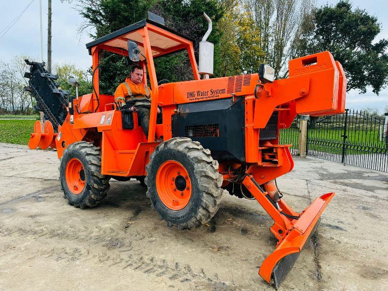 DITCH WITCH 7610DD 4WD TRENCHER C/W FRONT WEIGHTS & BLADE 