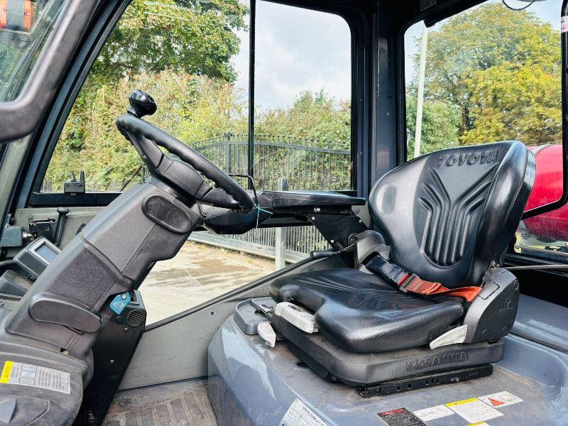 TOYOTA 02-8FGJF35 FORKLIFT *YEAR 2018* C/W FULLY GLAZED CABIN *VIDEO*