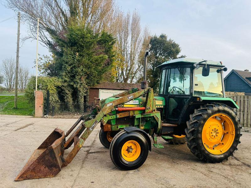 JOHN DEERE 2250 TRACTOR C/W FRONT LOADER & BUCKET *VIDEO*