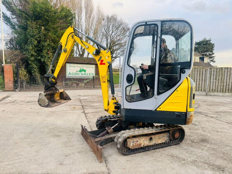 WACKER NEUSON ET17 EXCAVATOR *YEAR 2017, 2510 HOURS* C/W QUICK HITCH 