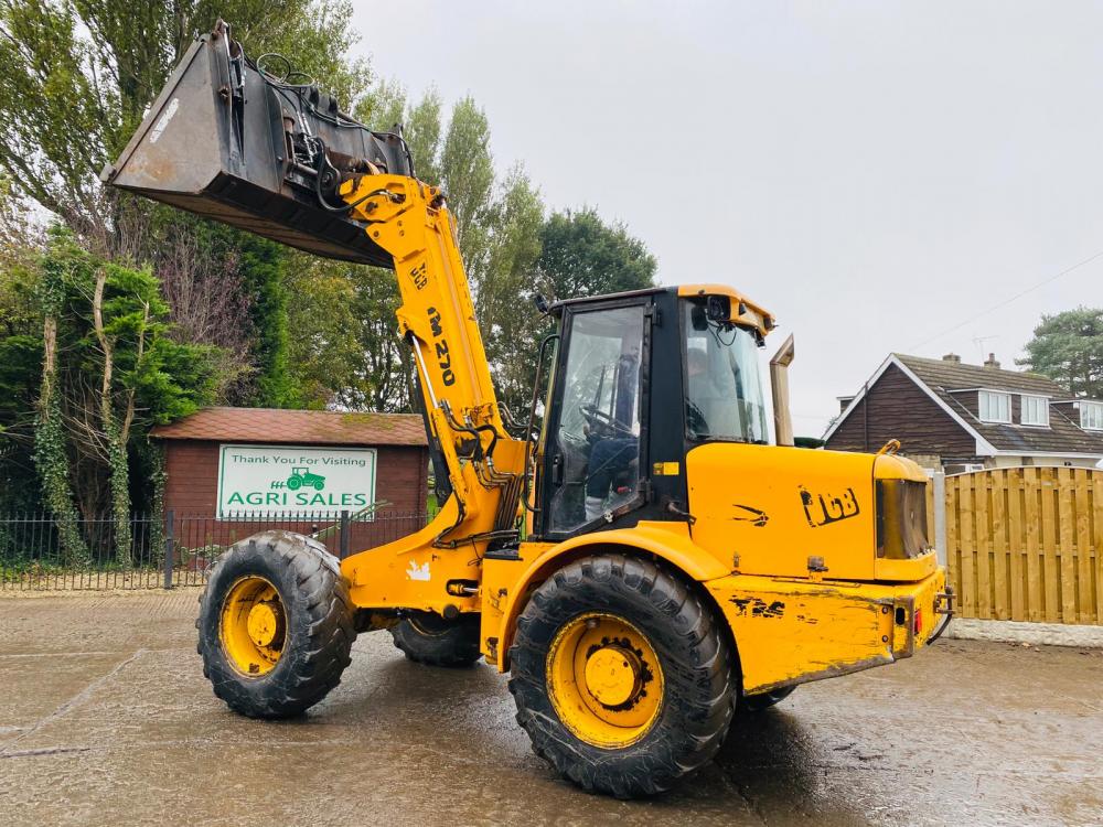 JCB TM270 LOADING SHOVEL C/W GRAPPLE BUCKET * SEE VIDEO