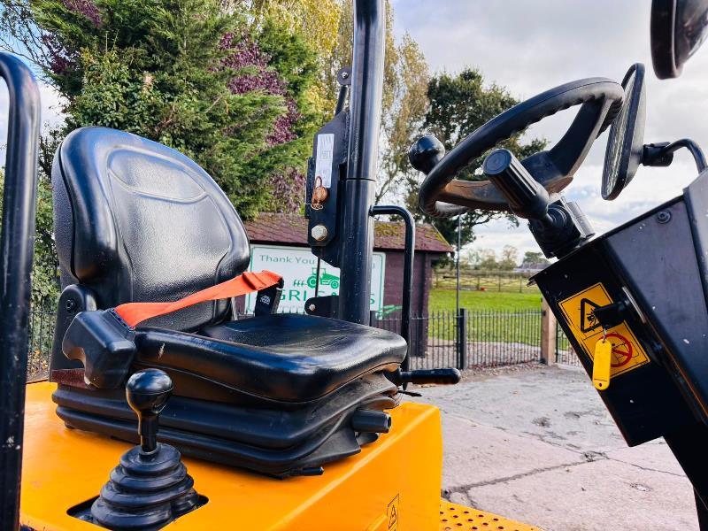 JCB 3STH-2S5 4WD SWIVEL TIP DUMPER *YEAR 2021, ONLY 655 HOURS* VIDEO*