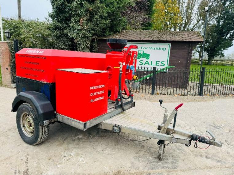 THERMAC PORTABLE SAND BLASTER C/W INGERSOL RAND COMPRESSOR & YANMAR ENGINE 