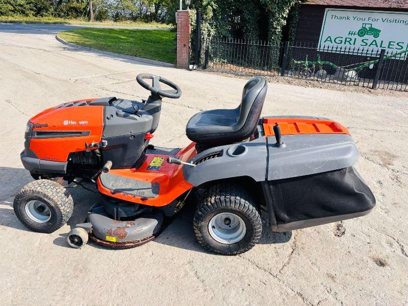 HUSQVARNA CTH175 RIDE ON MOWER C/W COLLECTION BOX 