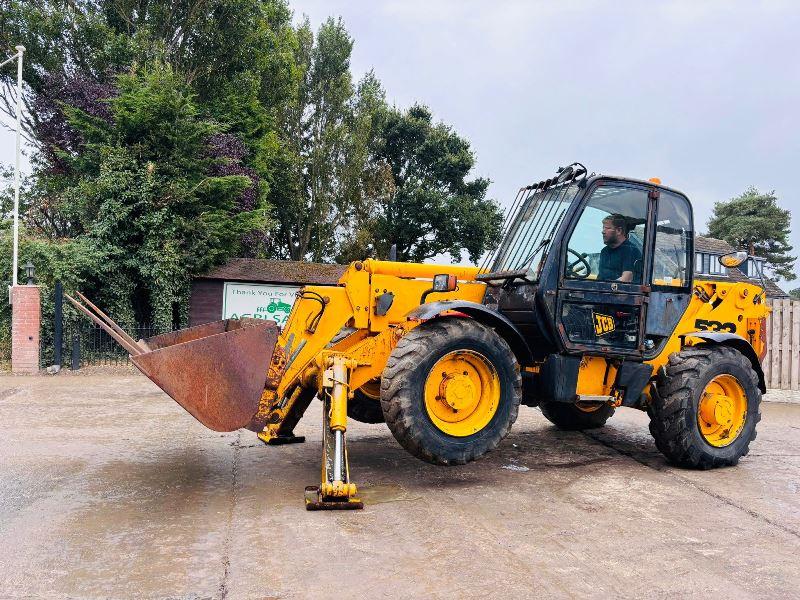 JCB 532-120 4WD TELEHANDLER *12 METER REACH* C/W BUCKET & PALLET TINES *VIDEO*