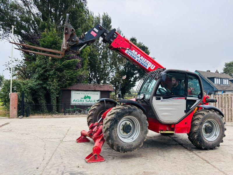 MANITOU MT1030 4WD TELEHANDLER *YEAR 2014, 4554 HOURS* C/W PALLET TINES *VIDEO*