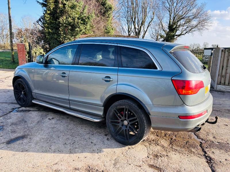 AUDI Q7 S LINE 3L TURBO 7 SEATER CAR *MOT'D TILL 24TH MARCH 2025* C/W TOW BAR 