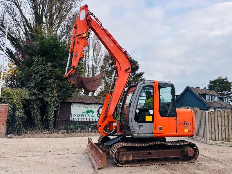 HITACHI ZAXIS 80SBLC TRACKED EXCAVATOR C/W QUICK HITCH BUCKET *VIDEO*