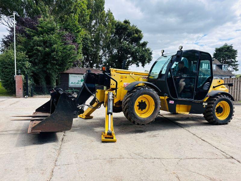 NEW HOLLAND NH17M 4WD TELEHANDLER *5400 HOURS* C/W BUCKET & TINES *VIDEO*