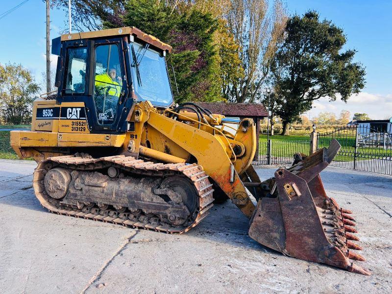 CATERPILLAR 953C DROTT C/W THREE IN ONE BUCKET *VIDEO*