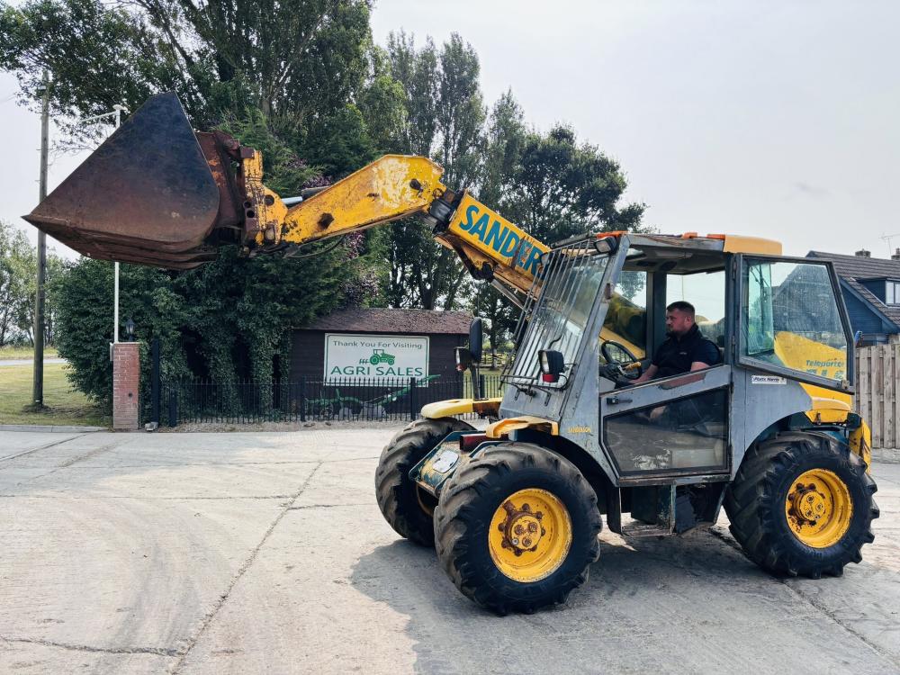 SANDERSON TL6ST 4WD TELEHANDLER *AG-SPEC* C/W BUCKET & PICK UP HITCH *VIDEO*