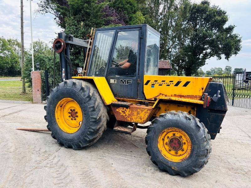 MASSEY FERGUSON TT3.0 ROUGH TERRIAN FORKLIFT C/W SIDE SHIFT 