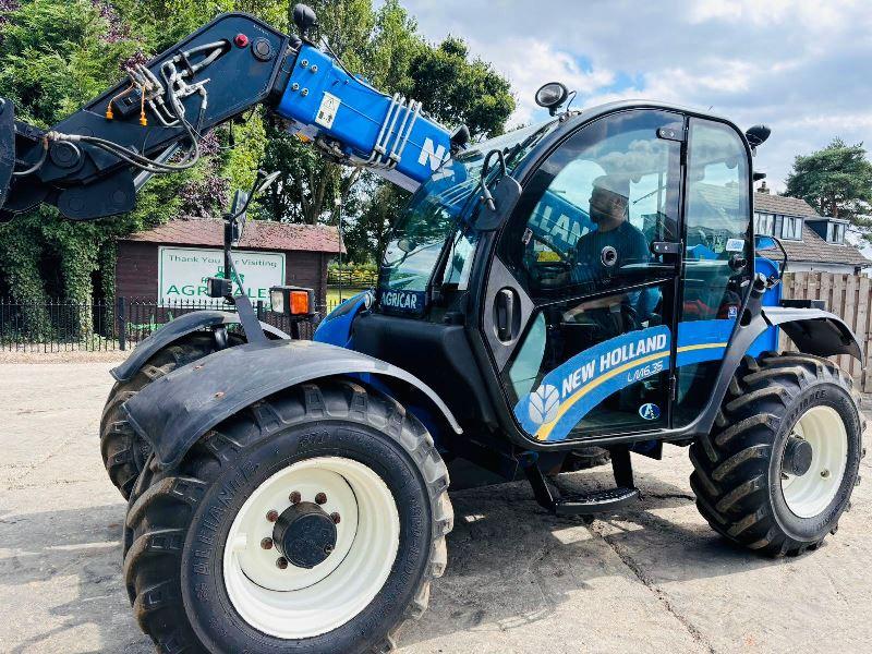 NEW HOLLAND LM6.35 4WD TELEHANDLER *YEAR 2017, 4851* C/W PALLET TINES *VIDEO*