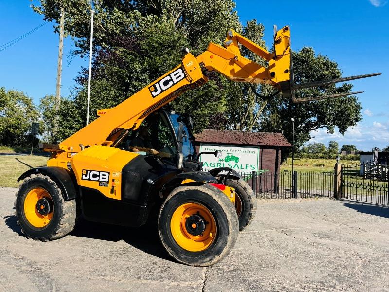 JCB 536-60 AGRI SUPER 4WD TELEHANDLER *YEAR 2018, AG-SPEC* C/W PALLET TINES *VIDEO*