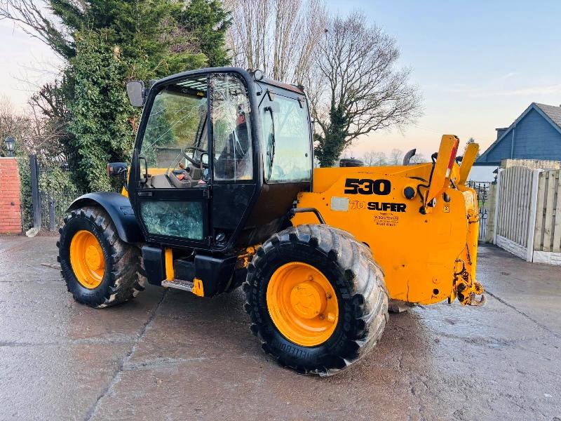 JCB 530-70 FARM SPECIAL 4WD TELEHANDLER C/W PALLET TINES *VIDEO*