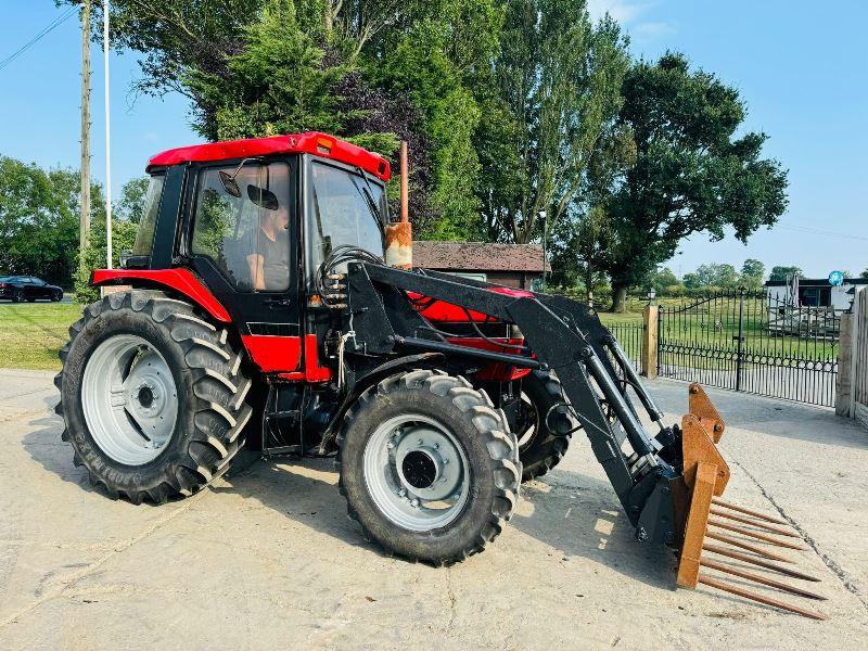 CASE 885XL 4WD TRACTOR C/W FRONT LOADER & MUCK FORK *VIDEO*