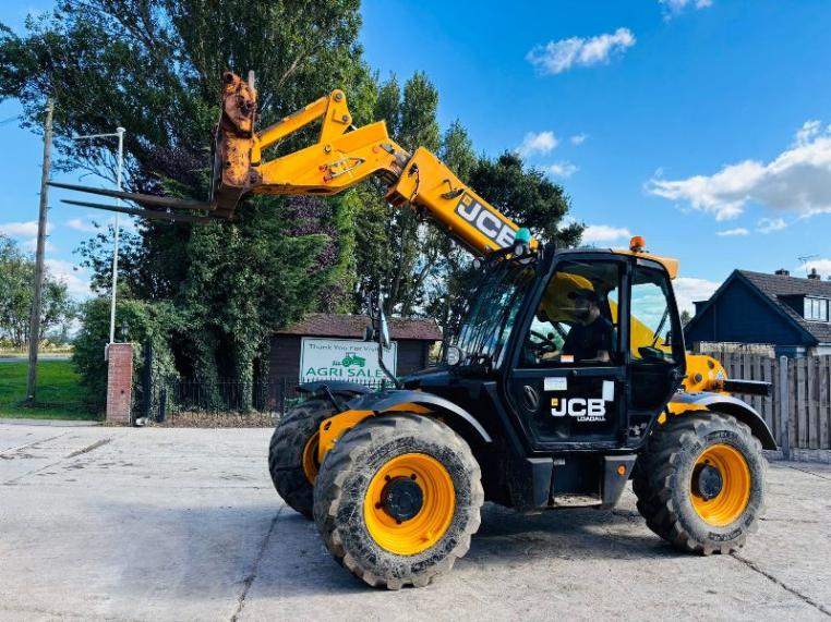 JCB 531-70 4WD TELEHANDLER * YEAR 2018, 1011 HOURS* C/W PALLET TINES *VIDEO*