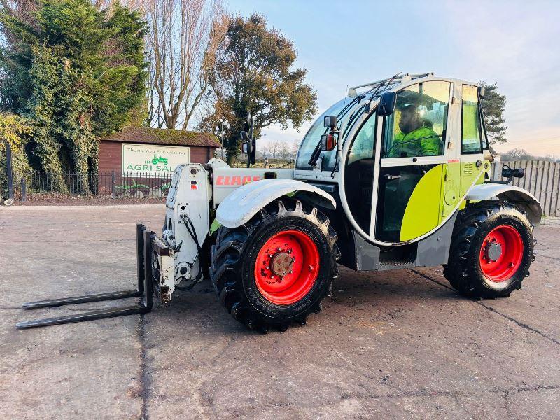 CLAAS TARGO K50 4WD TELEHANDLER *AG-SPEC, 6180 HOURS* C/W PICK UP HITCH *VIDEO*