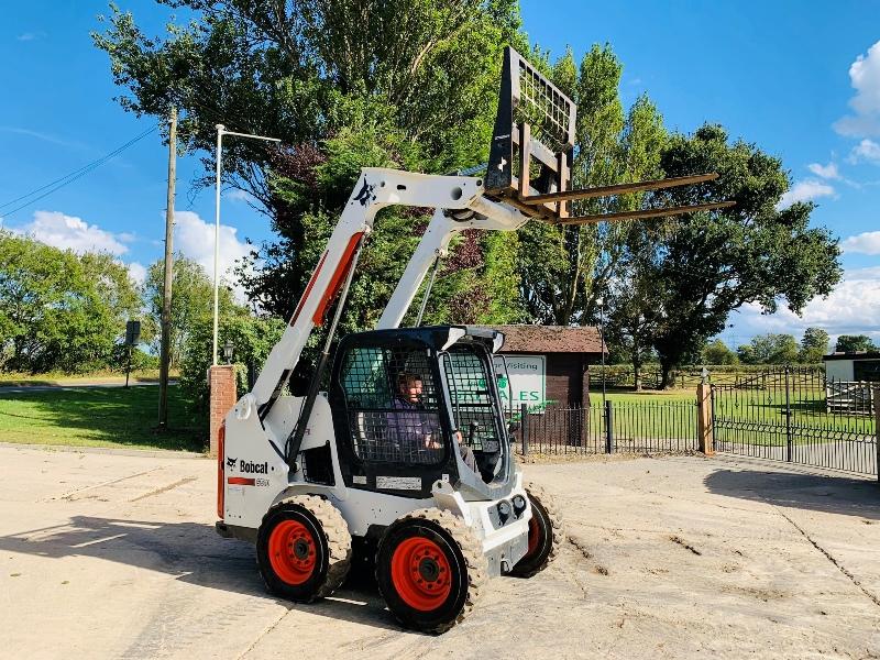 BOBCAT S510 SKIDSTEER *YEAR 2013, 2142 HOURS* C/W BUCKET & PALLET TINES *VIDEO*