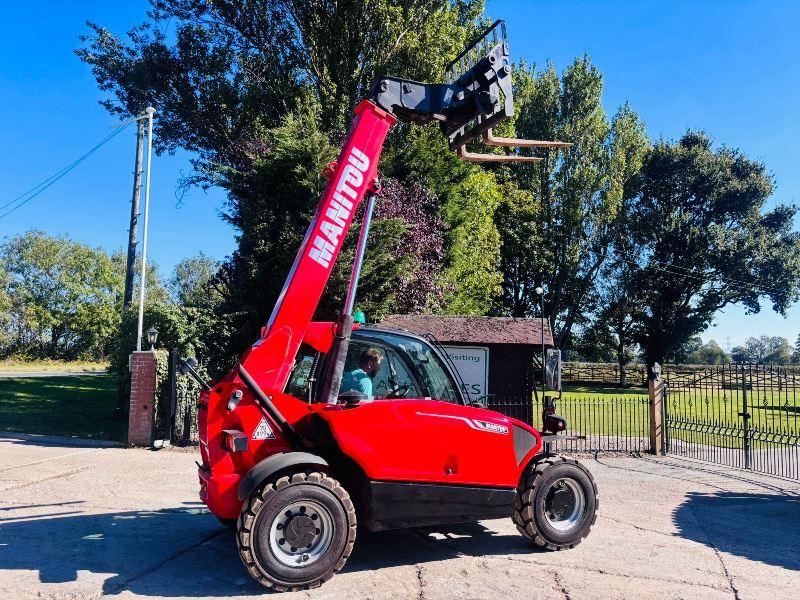 MANITOU MT625 4WD TELEHANDLER *YEAR 2019* C/W PALLET TINES *VIDEO*