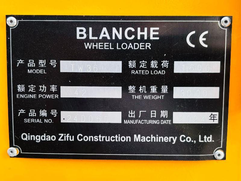 BRAND NEW BLANCHE TW36 4WD LOADING SHOVEL YEAR 2024, ONLY 3 LEFT *VIDEO*