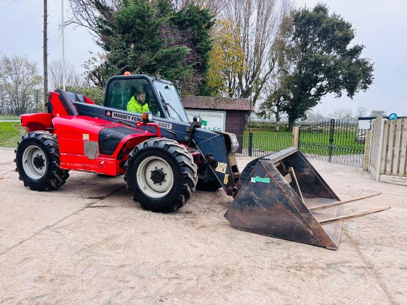 MASSEY FERGUSON 9254 4WD TELEHANDLER *AG-SPEC* C/W BUCKET & PALLET TINES *VIDEO*