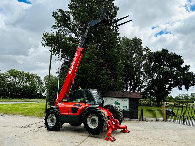 MANITOU MT1030 4WD TELEHANDLER *10 METER REACH* C/W PALLET TINES *VIDEO*