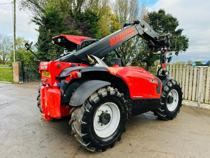 MANITOU MLT635-140+ 4WD TELEHANDLER *YEAR 2019, AG-SPEC* C/W PICK UP HITCH *VIDEO*