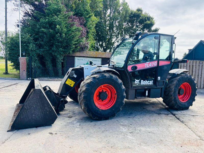 BOBCAT TL470 4WD TELEHANDLER *YEAR 2012, AG-SPEC* C/W PICK UP HITCH *VIDEO*