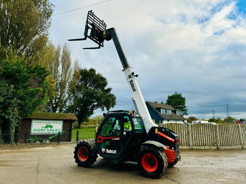 BOBCAT TL30.60DA 4WD TELEHANDLER *YEAR 2018* C/W PALLET TINES 