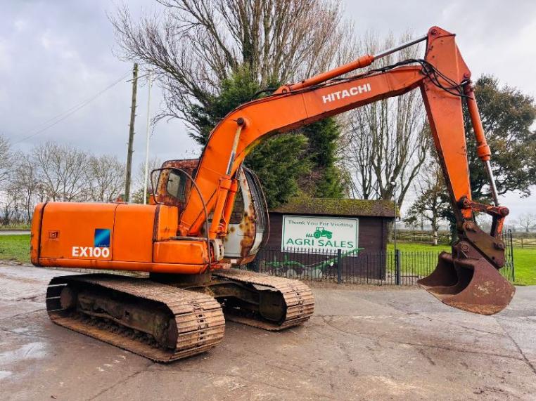 HITACHI EX100-5E TRACKED EXCAVATOR C/W QUICK HITCH & BUCKET 