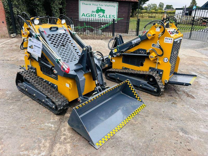 NEW UNUSED KINGKONG XG380 TRACKED SKIDSTEER LOADER *YEAR 2024, CHOICE OF TWO* VIDEO*