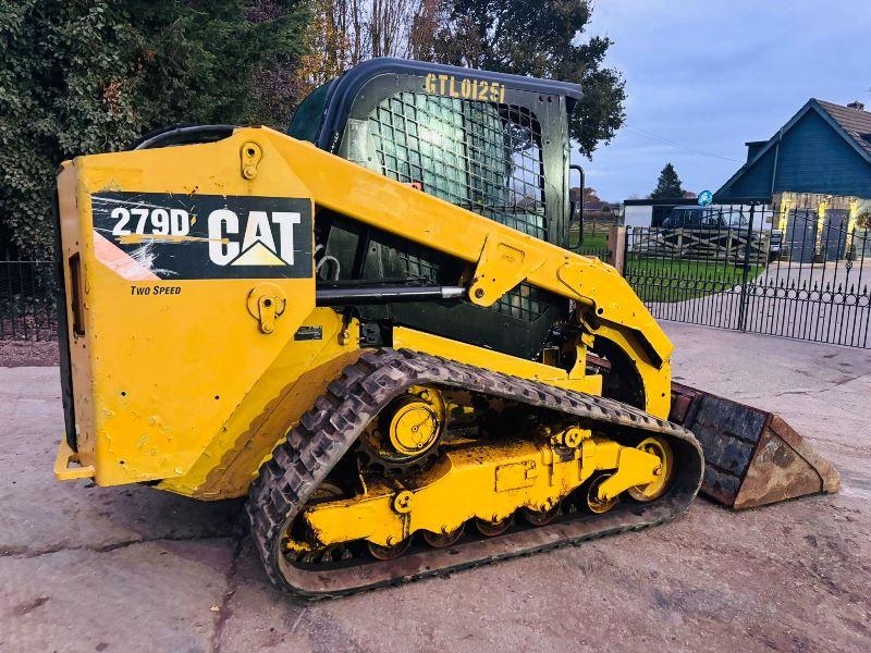 CATERPILLAR 279D TRACKED SKIDSTEER *YEAR 2017* C/W BUCKET *VIDEO*