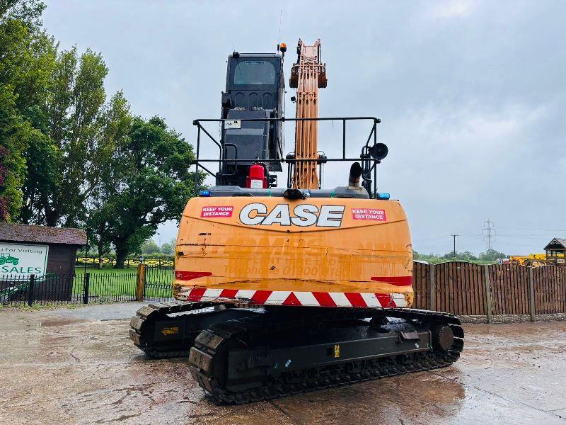 CASE CX290D HIGH RISE CABIN TRACKED EXCAVATOR *YEAR 2017* C/W QUICK HITCH *VIDEO*