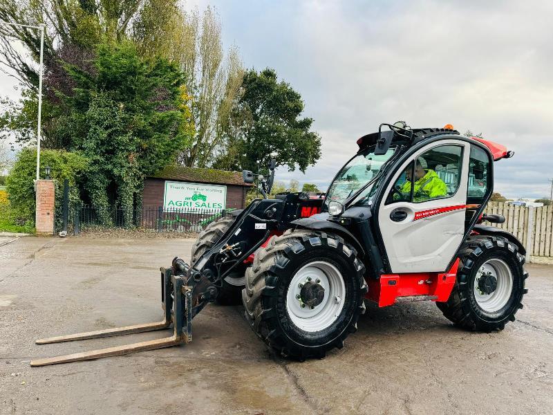 MANITOU MLT635-140+ 4WD TELEHANDLER *YEAR 2019, AG-SPEC* C/W PICK UP HITCH *VIDEO*