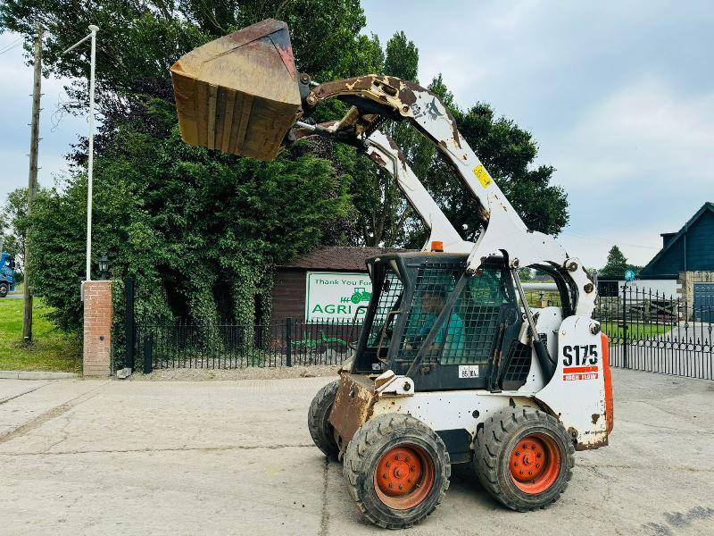 BOBCAT S175 HIGH LIFT SKIDSTEER *HIGH FLOW* C/W BUCKET *VIDEO*