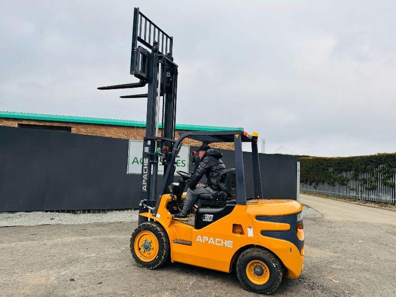 UNUSED 2024 APACHE HH30Z 3 TONNE DEISEL FORKLIFT*VIDEO*