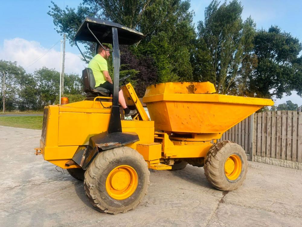 BARFORD SXR8000 SWIVEL TIP DUMPER C/W ROLE FRAME & CANOPY 