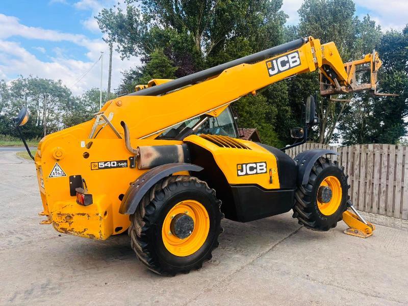 JCB 540-140 4WD TELEHANDLER *YEAR 2018, 14 METER REACH* C/W TINES *VIDEO*