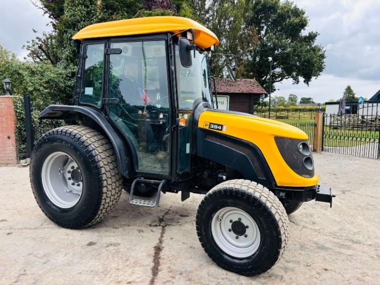 JCB 354 4WD TRACTOR C/W AC CABIN & TURF TYRES *VIDEO*